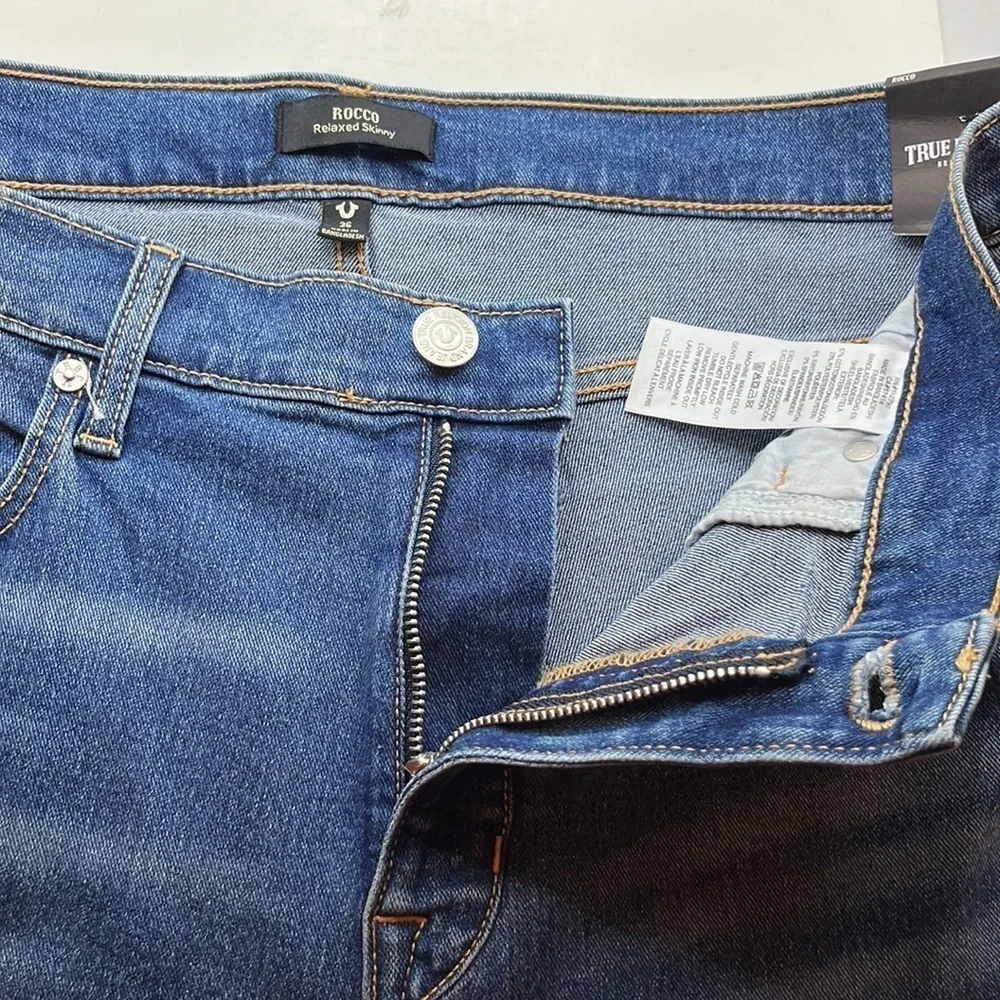 True Religion Rocco Moto Skinny NWT Size 36